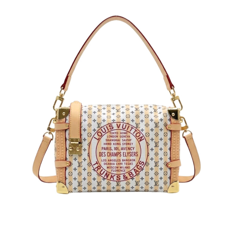 Louis Vuitton Side Trunk MM Nude Rose 21cm