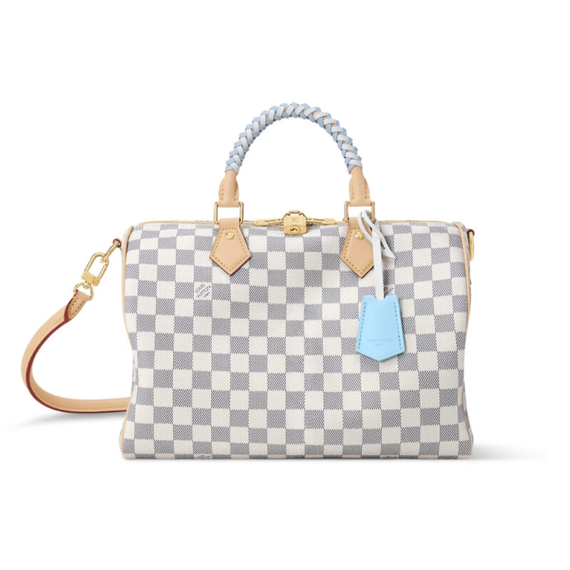 Louis Vuitton Speedy 30 Soft Damier Azur Bleu Olympe 30cm N40908