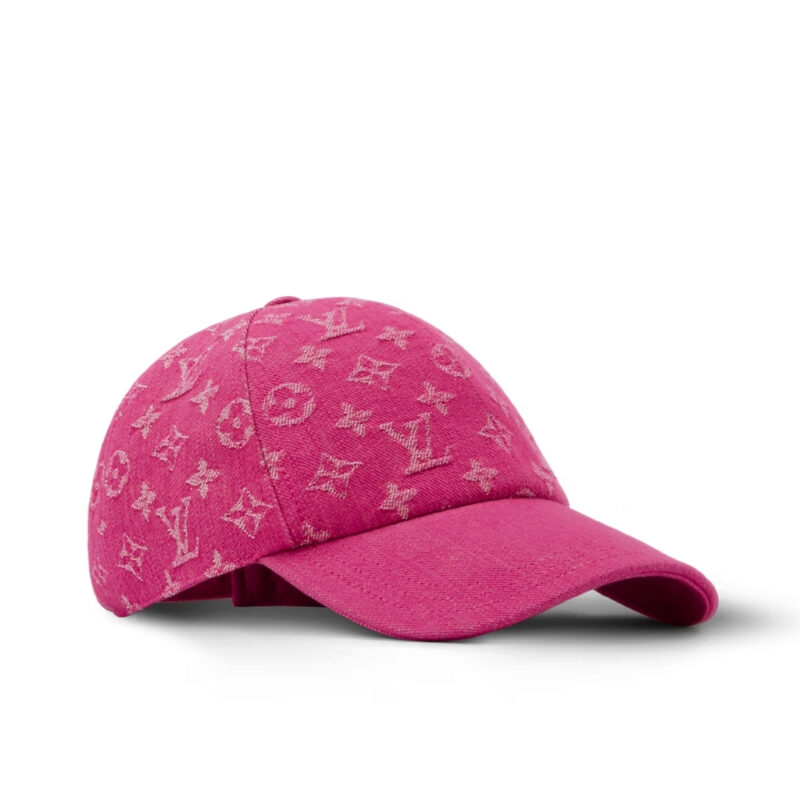 Louis Vuitton Denim Cap Rose M5416M