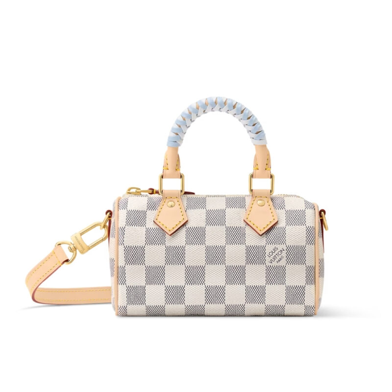 Louis Vuitton Nano Speedy Damier Azur Olympus Blue 16Cm N40918