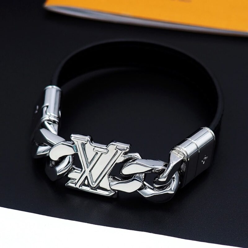 Alternative view of Louis Vuitton Dimension Bracelet Silver Black M8828D