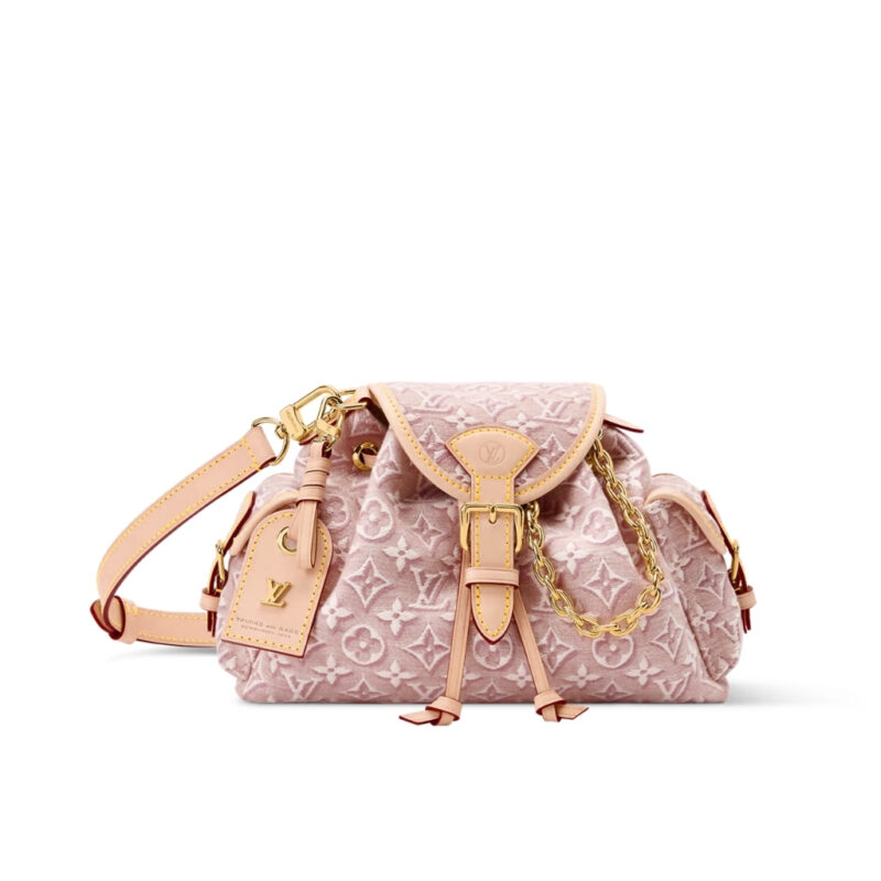 Louis Vuitton Odyssee PM Monogram Emblème Shoulder Bag Rose Ruban 27cm M29974