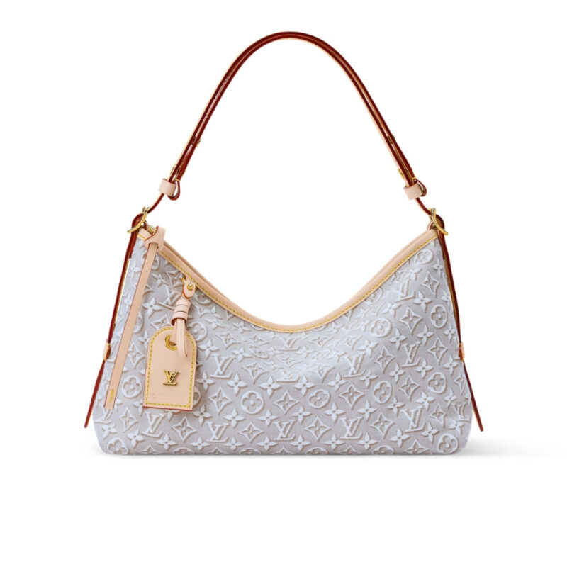 Louis Vuitton Carryall East West Monogram Emblème Shoulder Bag Gray 36cm M2A136